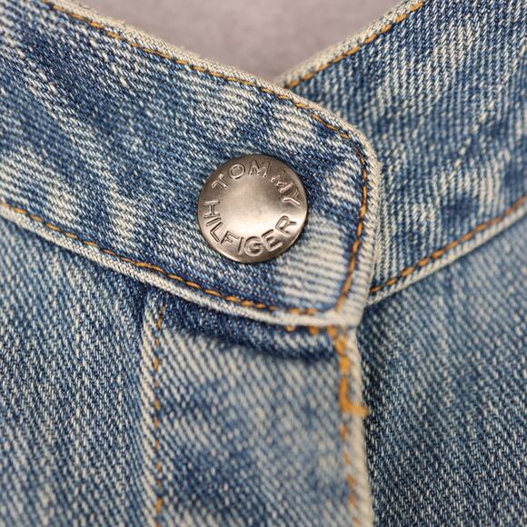 Tommy Hilfiger Jacket Plus Size 3X Blue Cotton Denim Jean Snaps Pockets Vintage - Picture 12 of 16